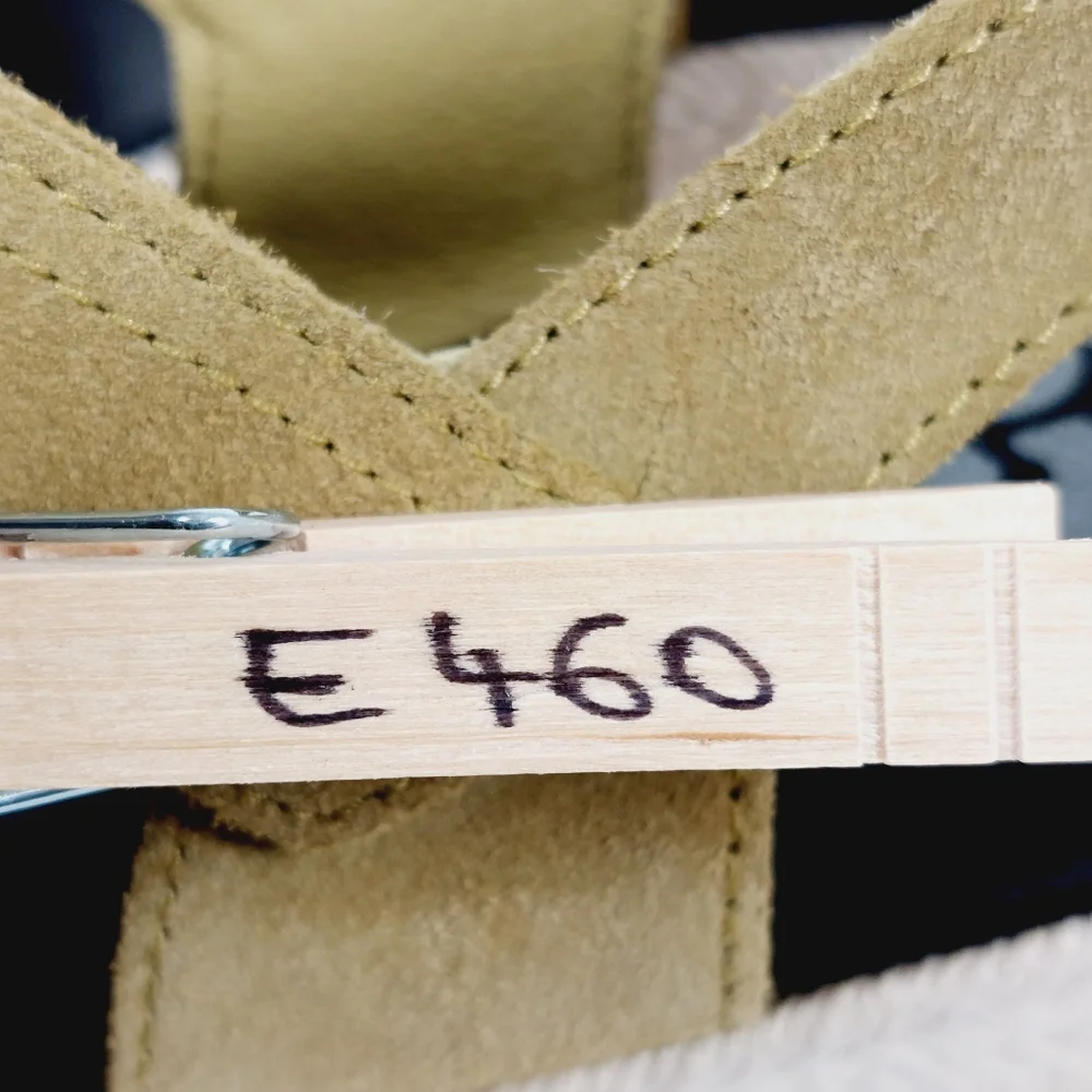 Sorel Olive Green Suede Espadrille Wedge Sandals